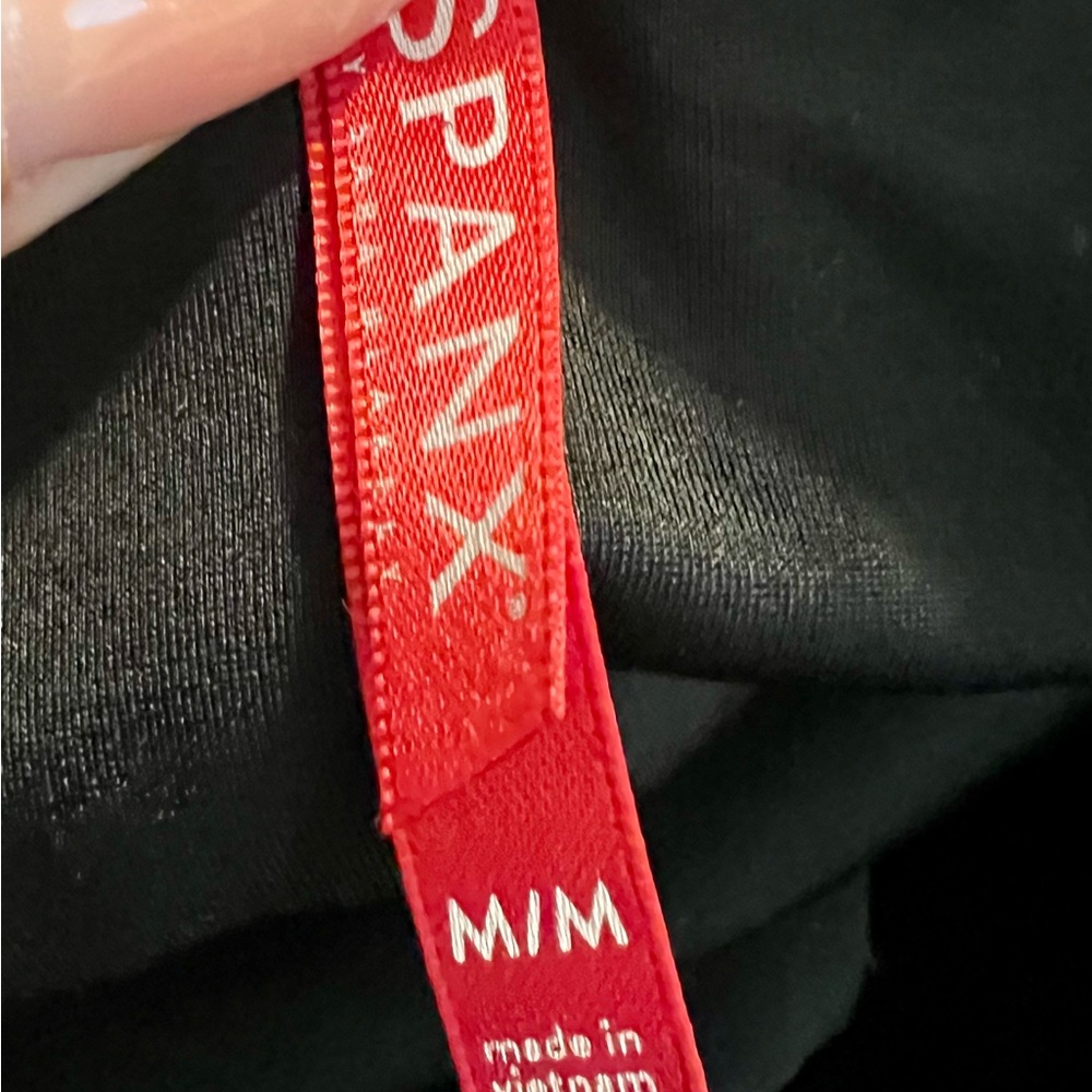 Spanx Faux leather Black Leggings